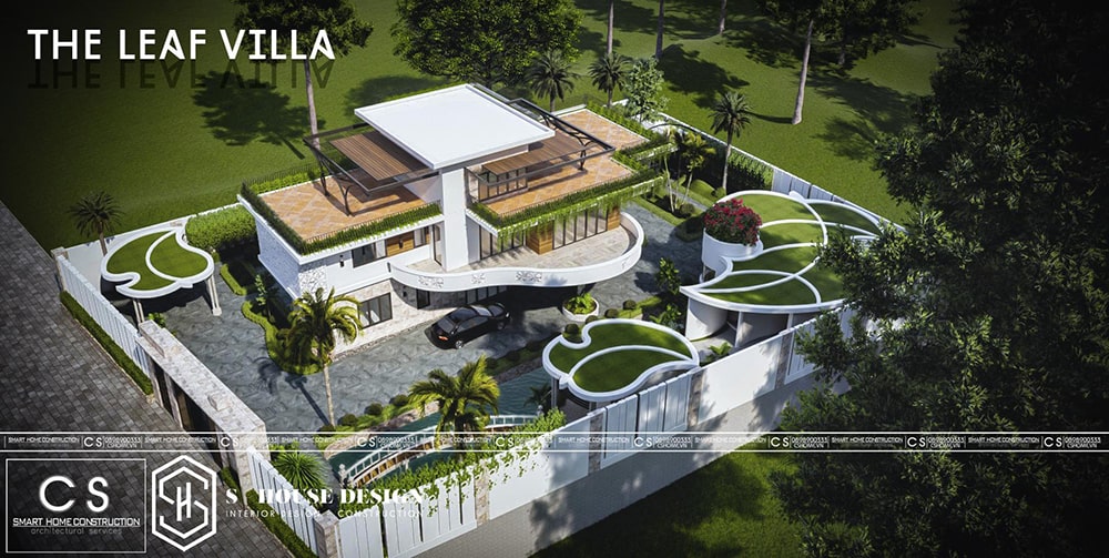Thiết kế kiến trúc biệt thự The Leaf Villa
